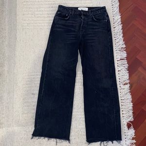 Size 27 black Reformation jeans - fawcett style